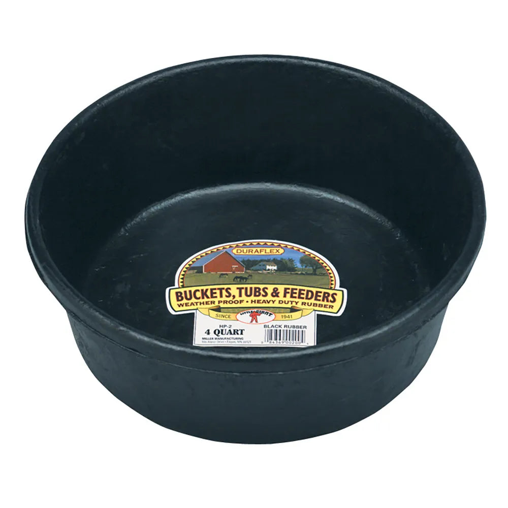 Rubber Feed Pan 4qt.