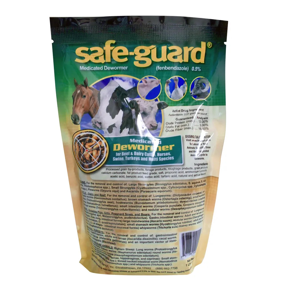 Safe-Guard 0.5% Multi-Species Dewormer Pellets