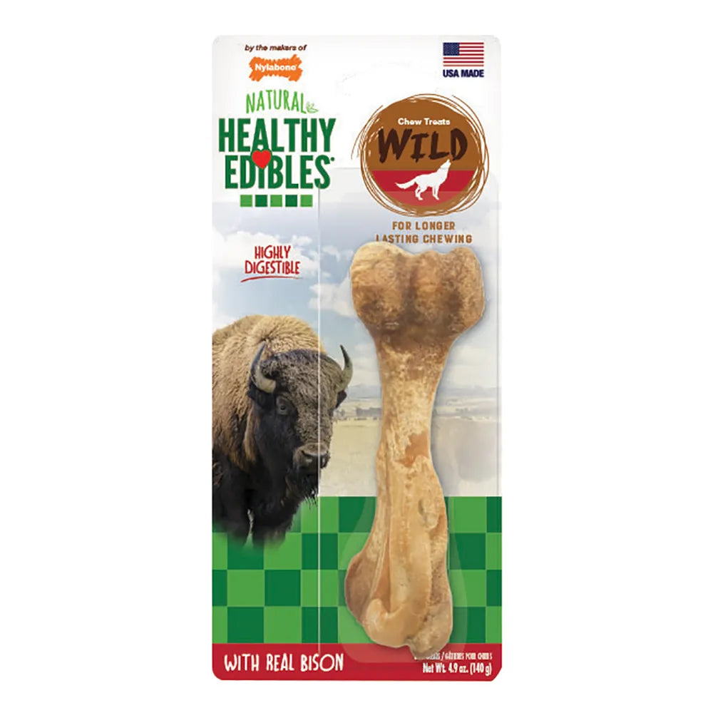 Healthy Edibles Bison Wild Chew Treats