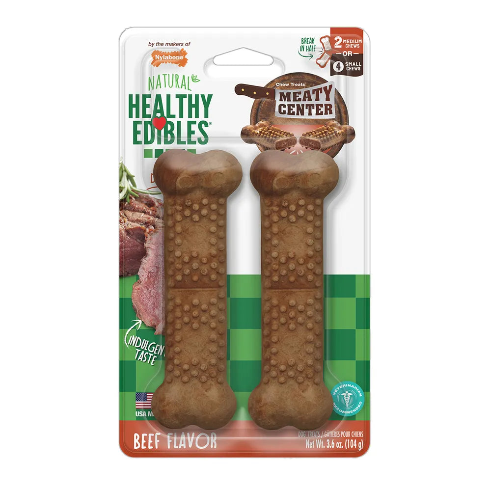 Healthy Edibles Meaty Center Dog Treats